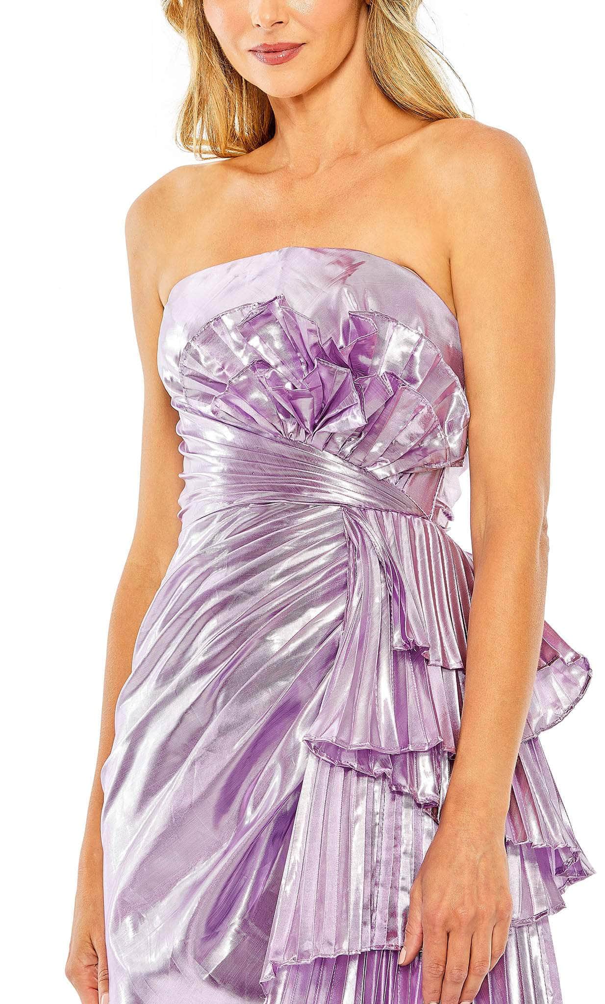 Mac Duggal 11695 - Metallic Sheath Dress - Image 6