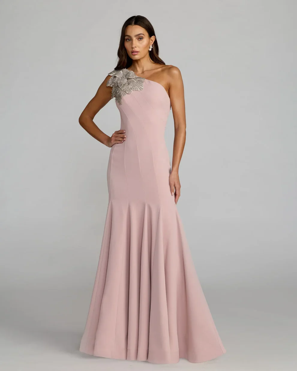 Mac Duggal 11810 - Jeweled Floral Evening Gown - Image 13