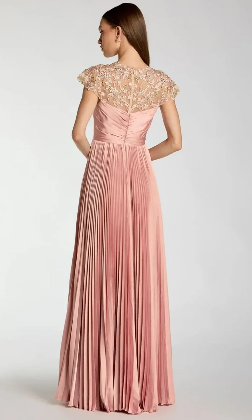 Mac Duggal 11987 - Sweetheart Pleated Charmeuse Evening Gown - Image 2