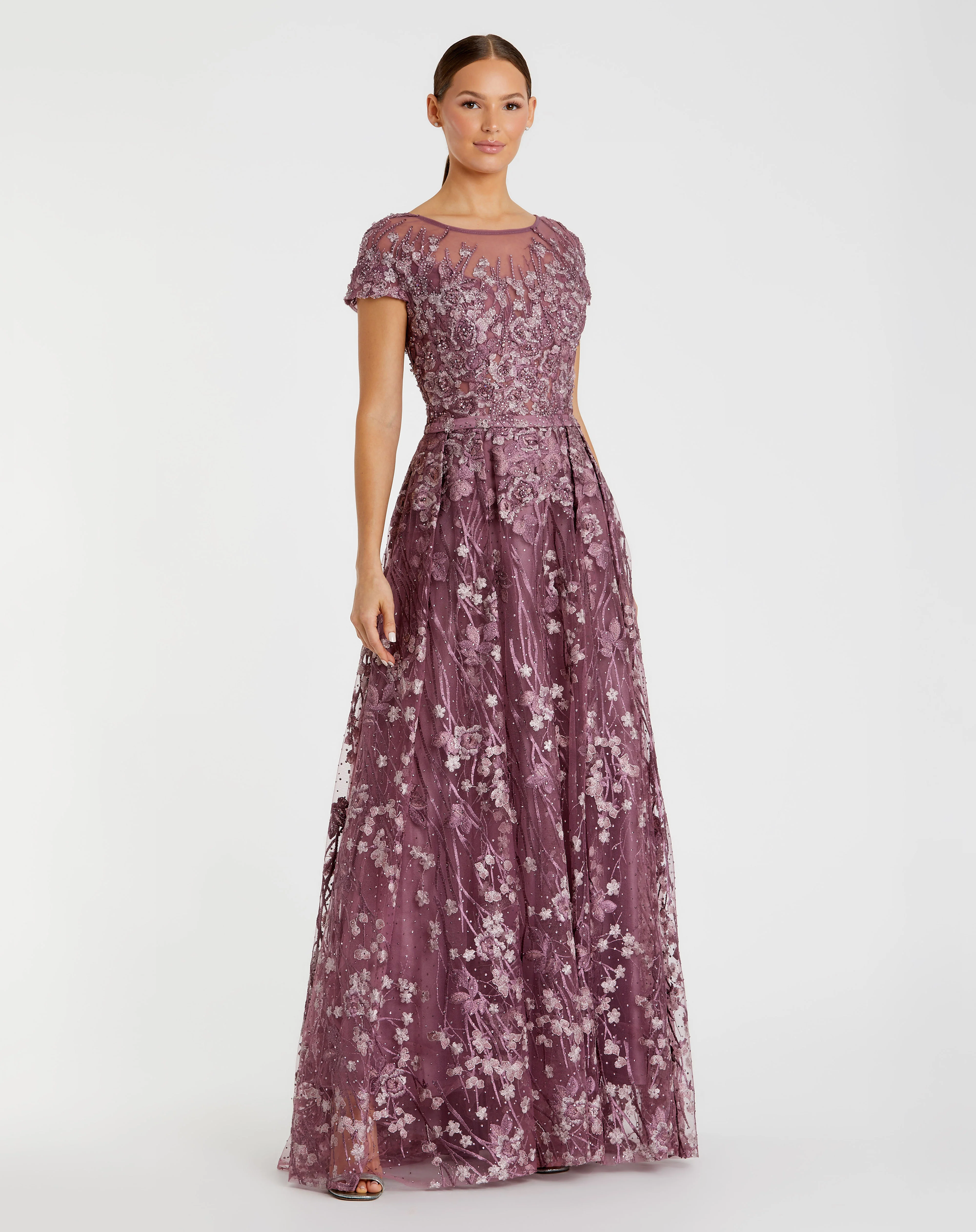Mac Duggal 20405 - Beaded Lace Dress - Image 4