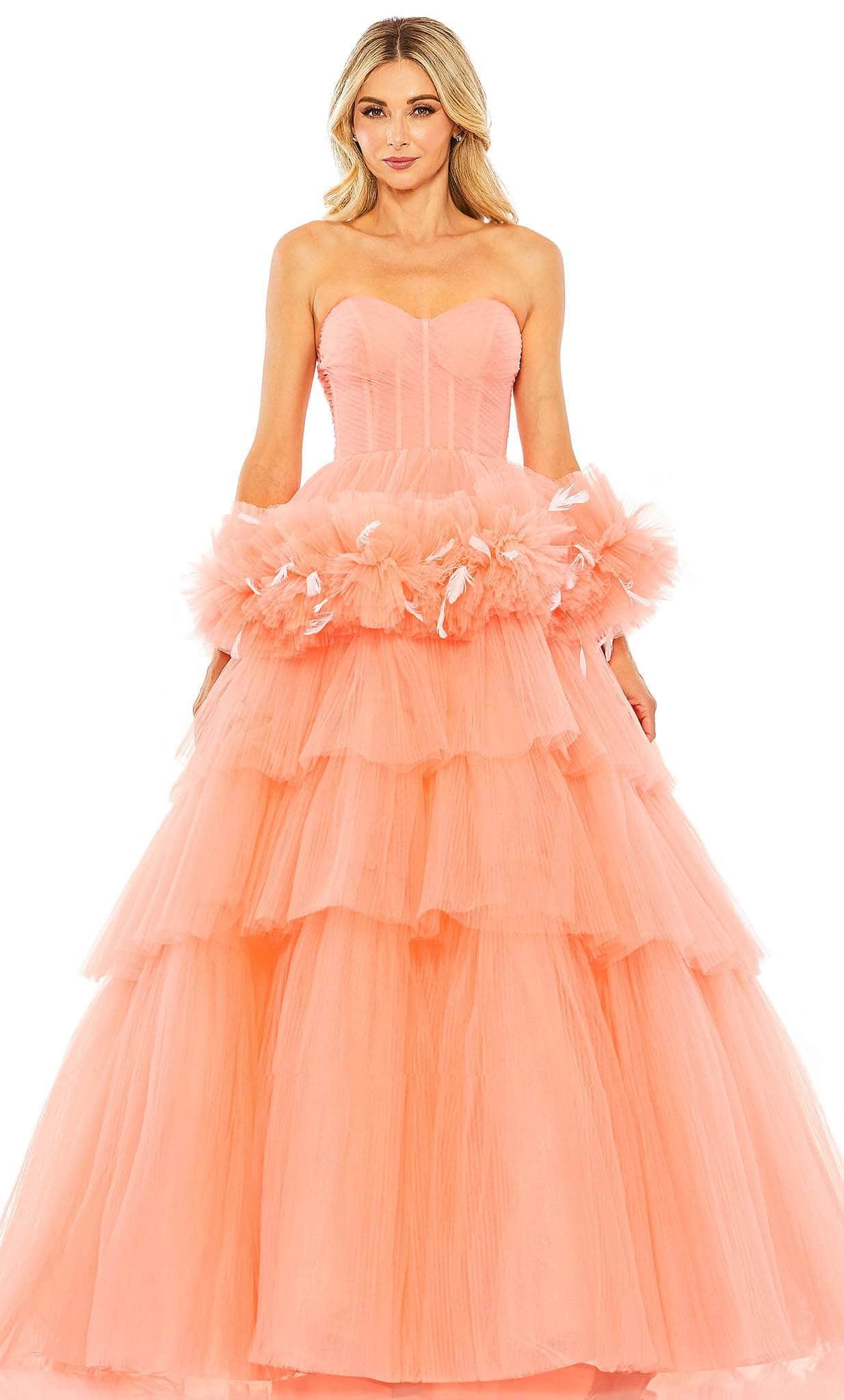 Mac Duggal 20572 - Strapless Ruffled Ballgown - Image 3