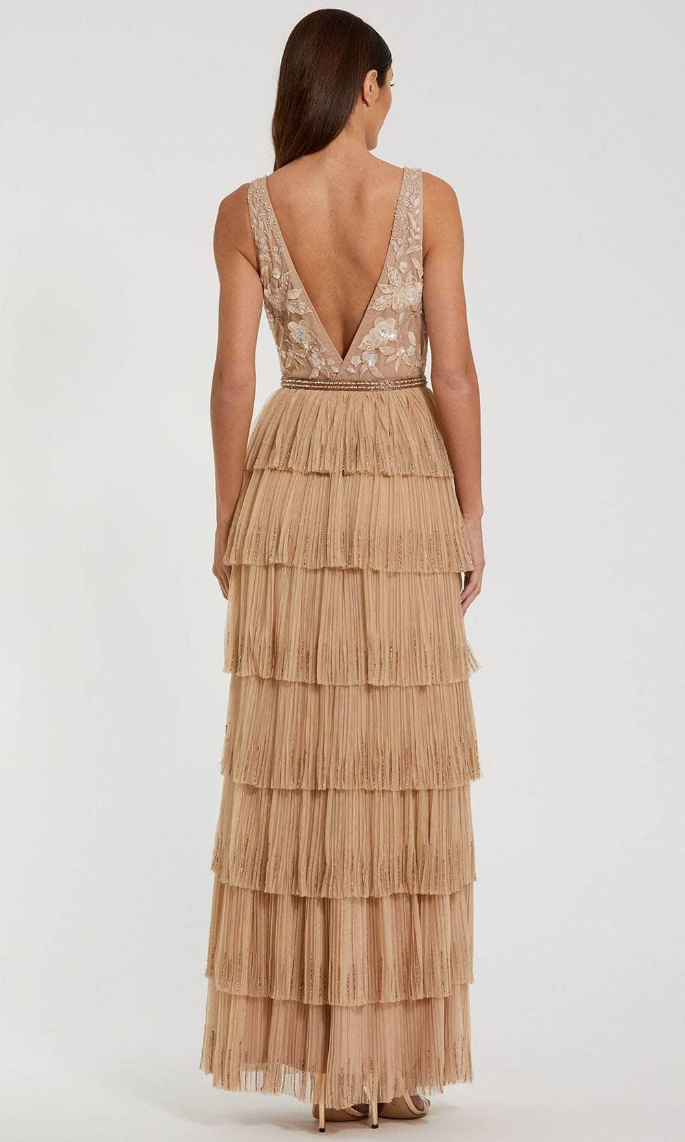 Mac Duggal 24061 - V-neck Evening Dress - Image 2