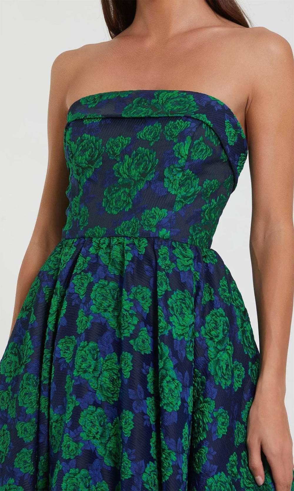 Mac Duggal 27594 - Floral Brocade A-Line Cocktail Dress - Image 3