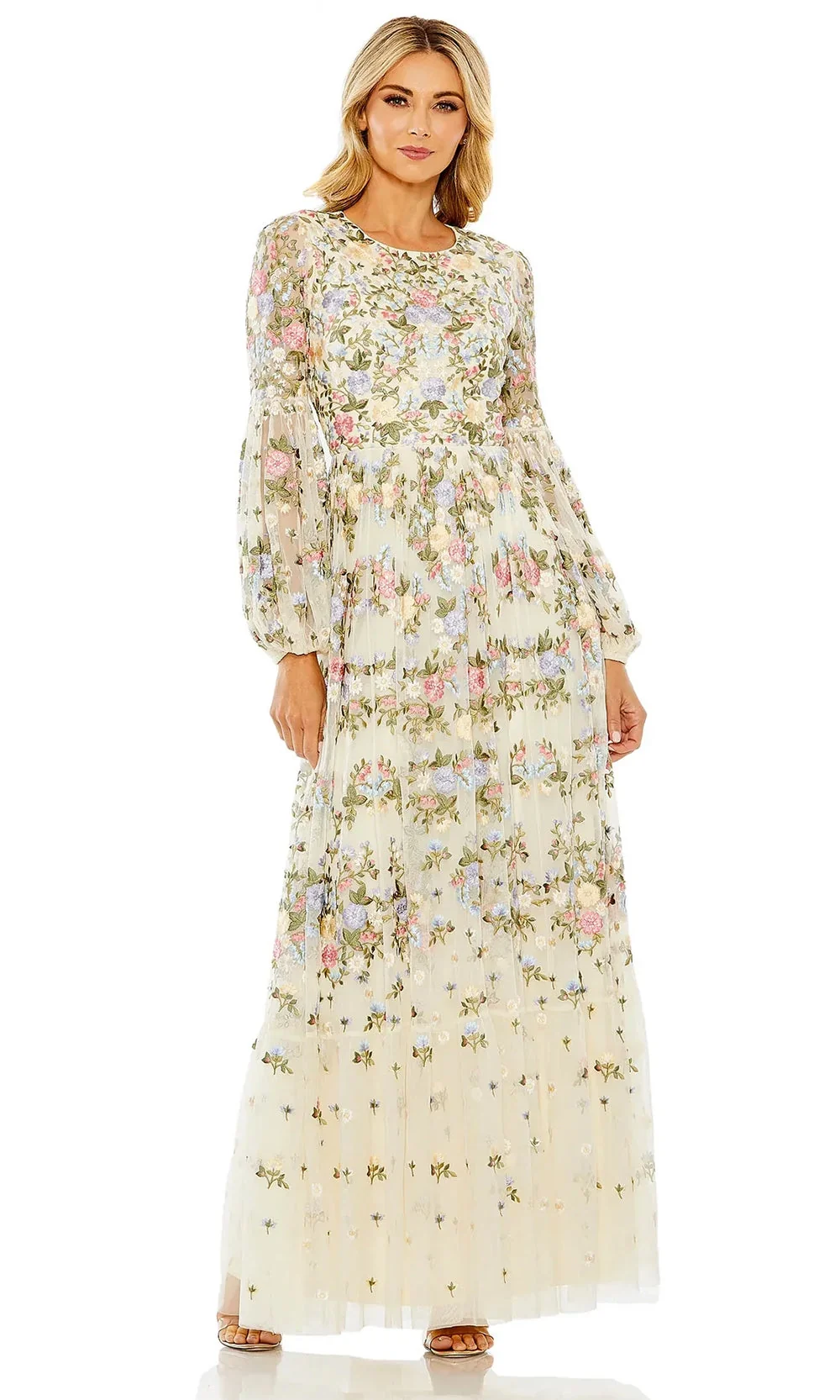 Mac Duggal 35161 - Embroidered Long Dress - Image 2