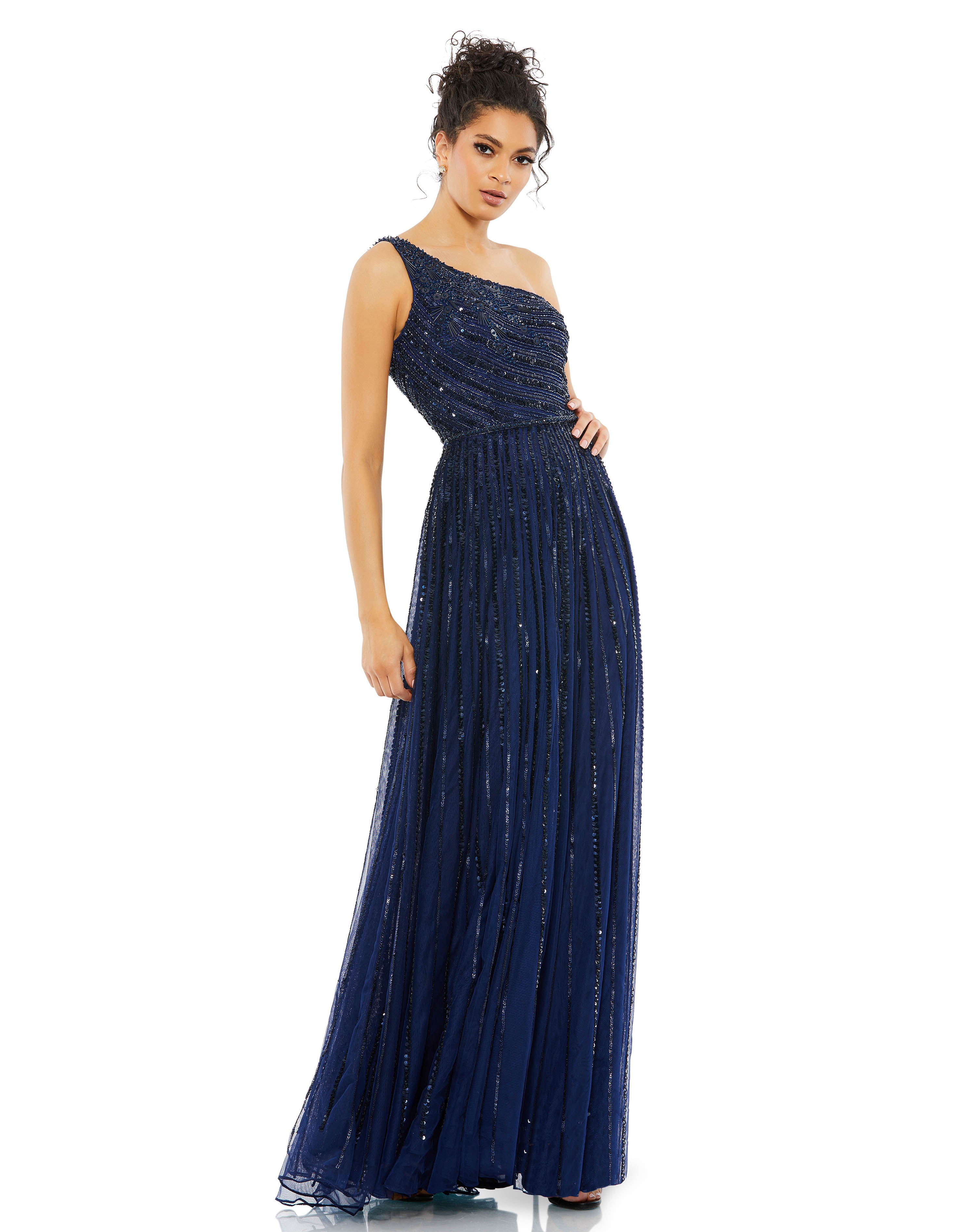 Mac Duggal - 5220 Sleeveless Asymmetric Evening Gown - Image 6