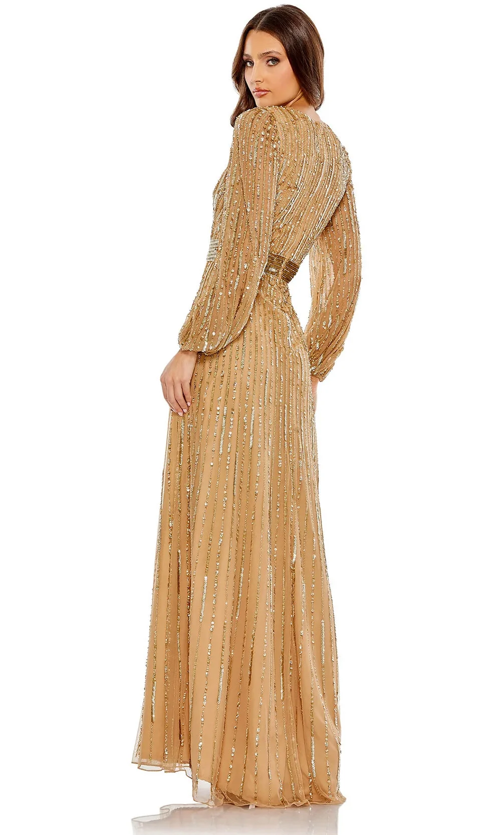 Mac Duggal 5718 - Mesh Evening Dress - Image 5