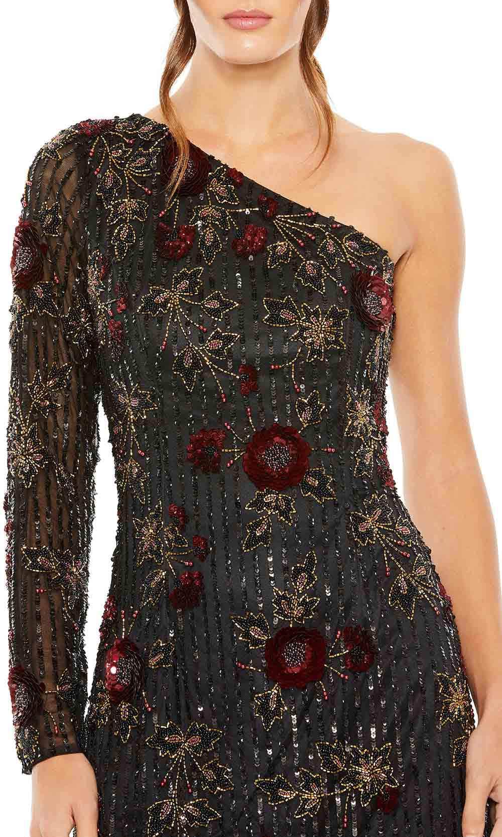 Mac Duggal 5919 - Sequined Mini Dress - Image 3