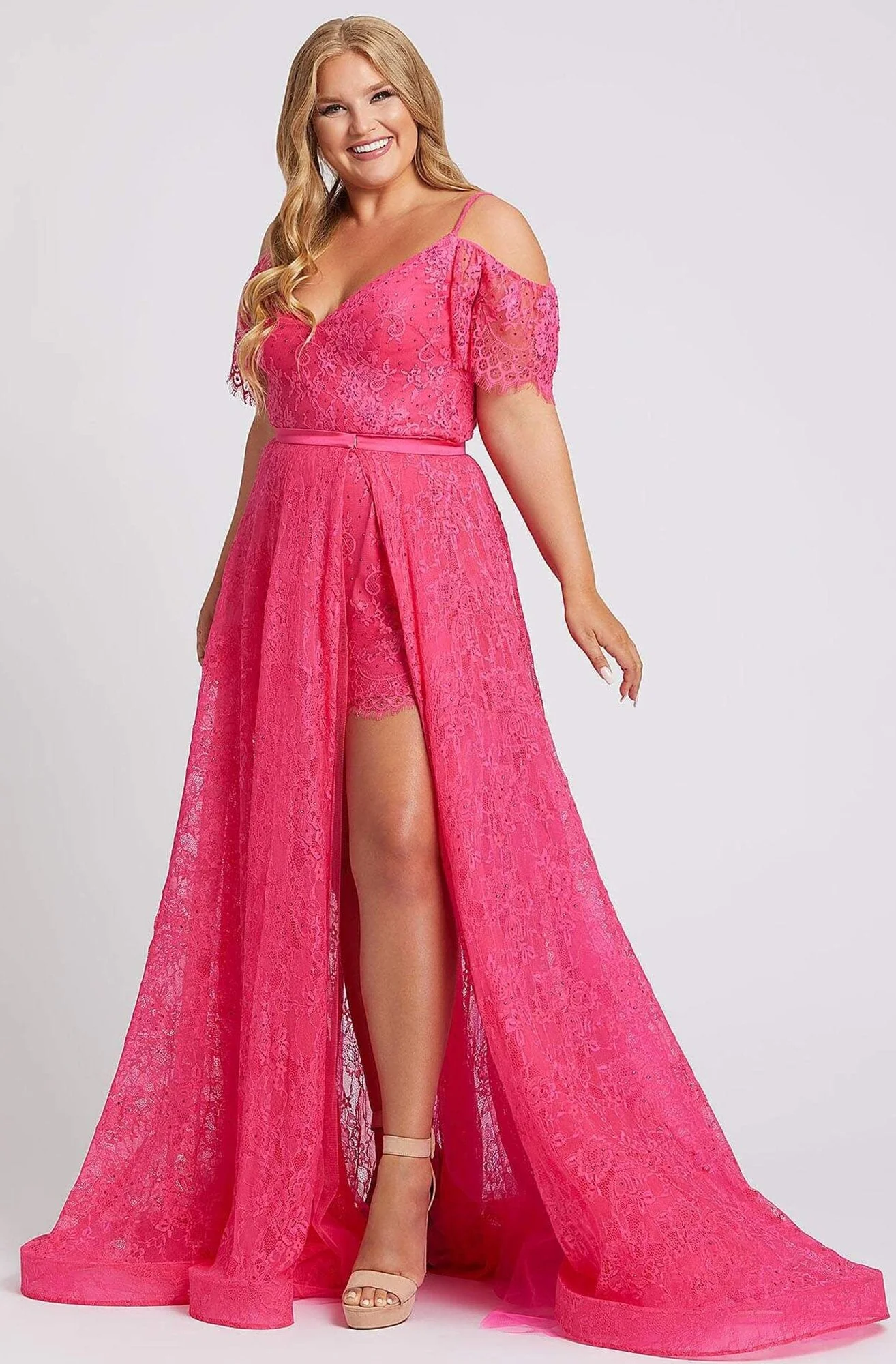 Mac Duggal 67220FSC Plunging Neck Romper - Image 5