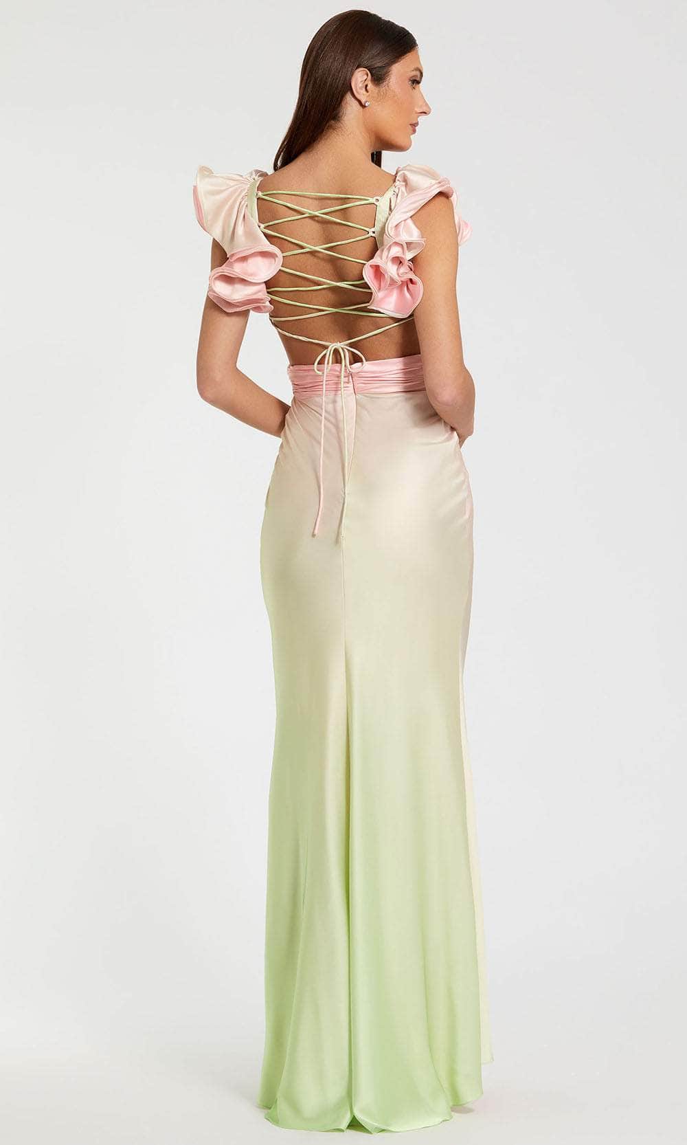 Mac Duggal 68500 - Elegant Charmeuse Gown - Image 2