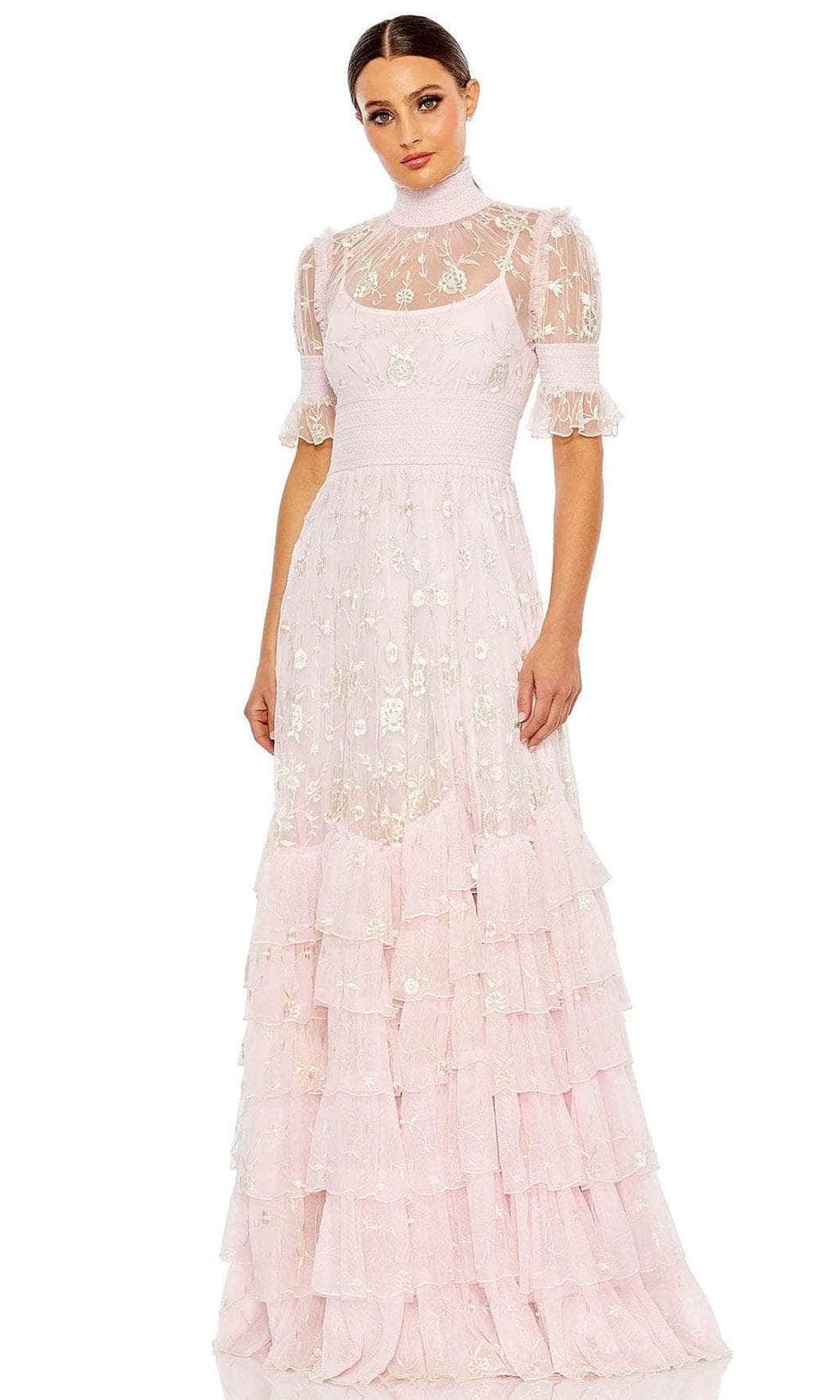 Mac Duggal 8005 - Embroidered Evening Dress - Image 7