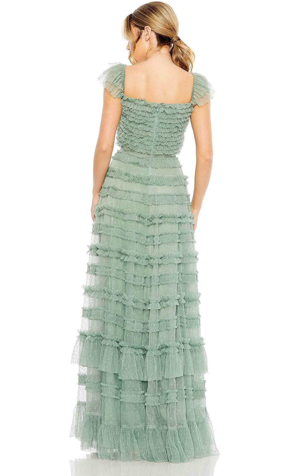 Mac Duggal 8052 - Tiered Ruffled A-line Dress - Image 5