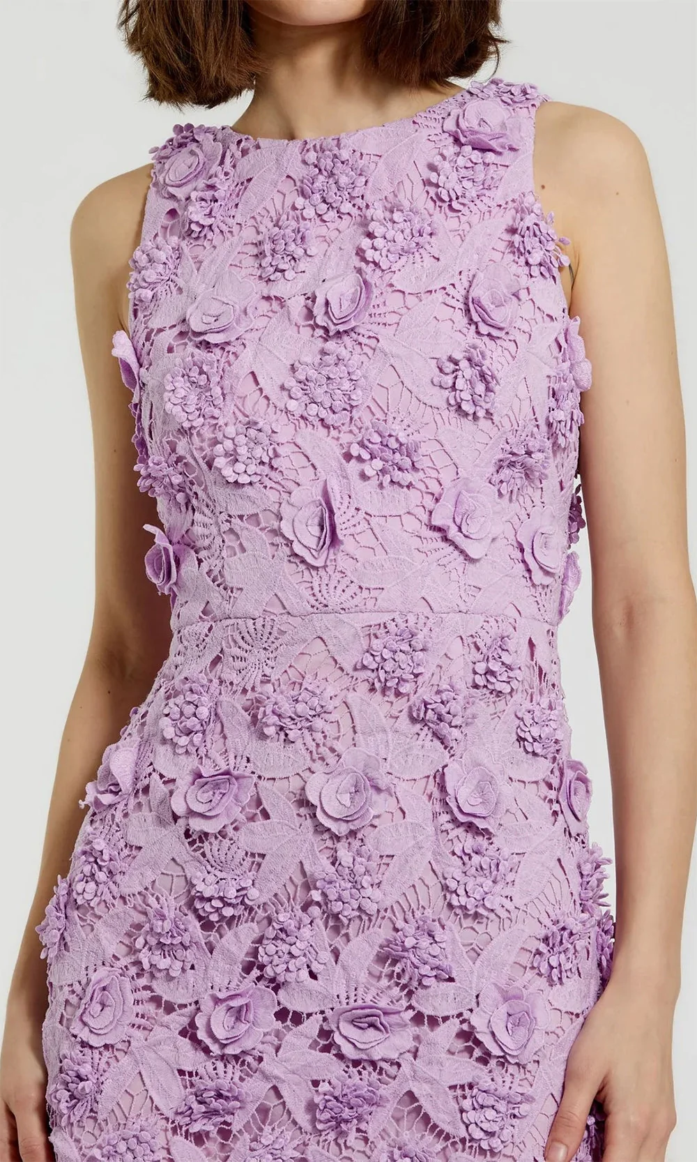 Mac Duggal 81023 - Sleeveless Jewel Neck Cocktail Dress - Image 3