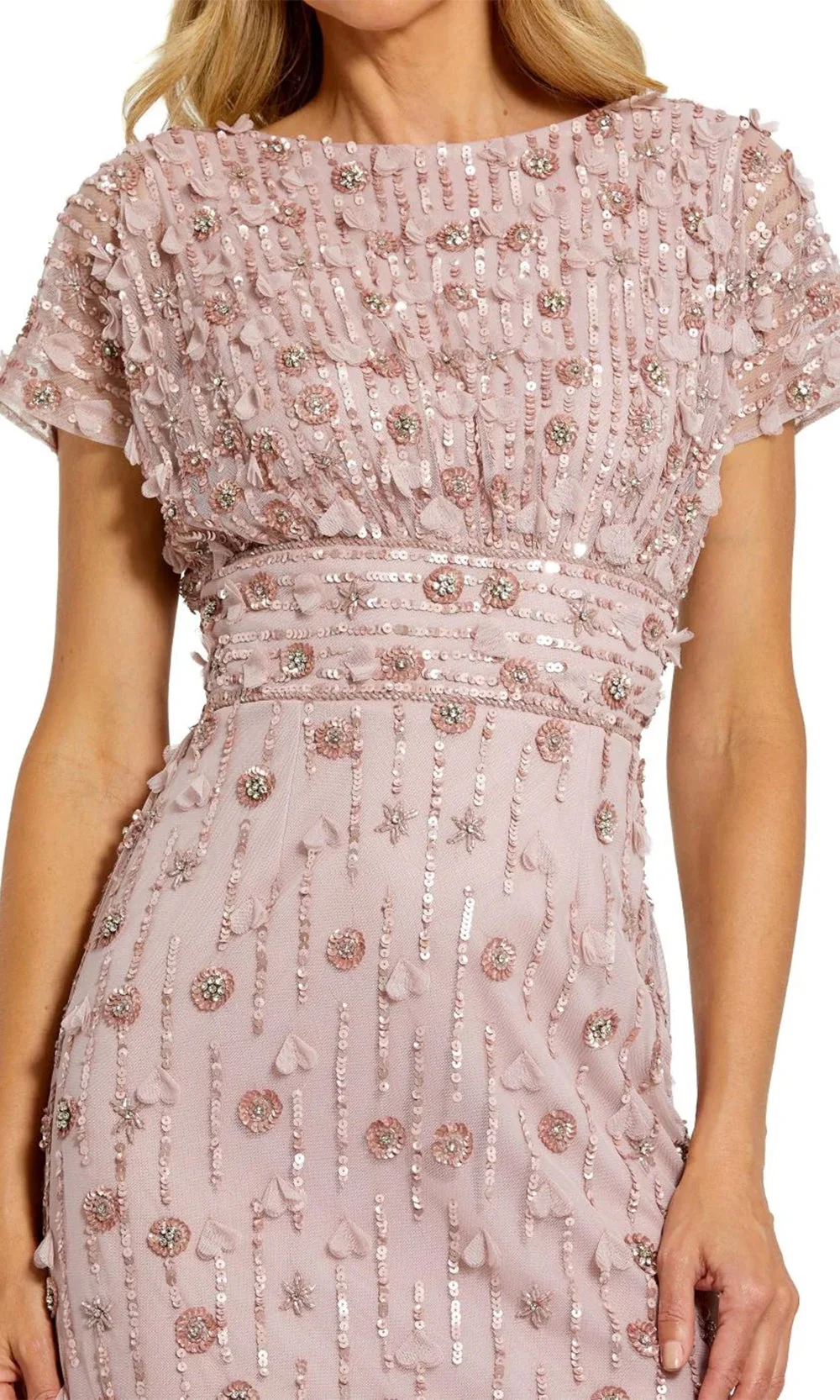Mac Duggal 94117 - Dolman Sleeve Beaded Dress - Image 3