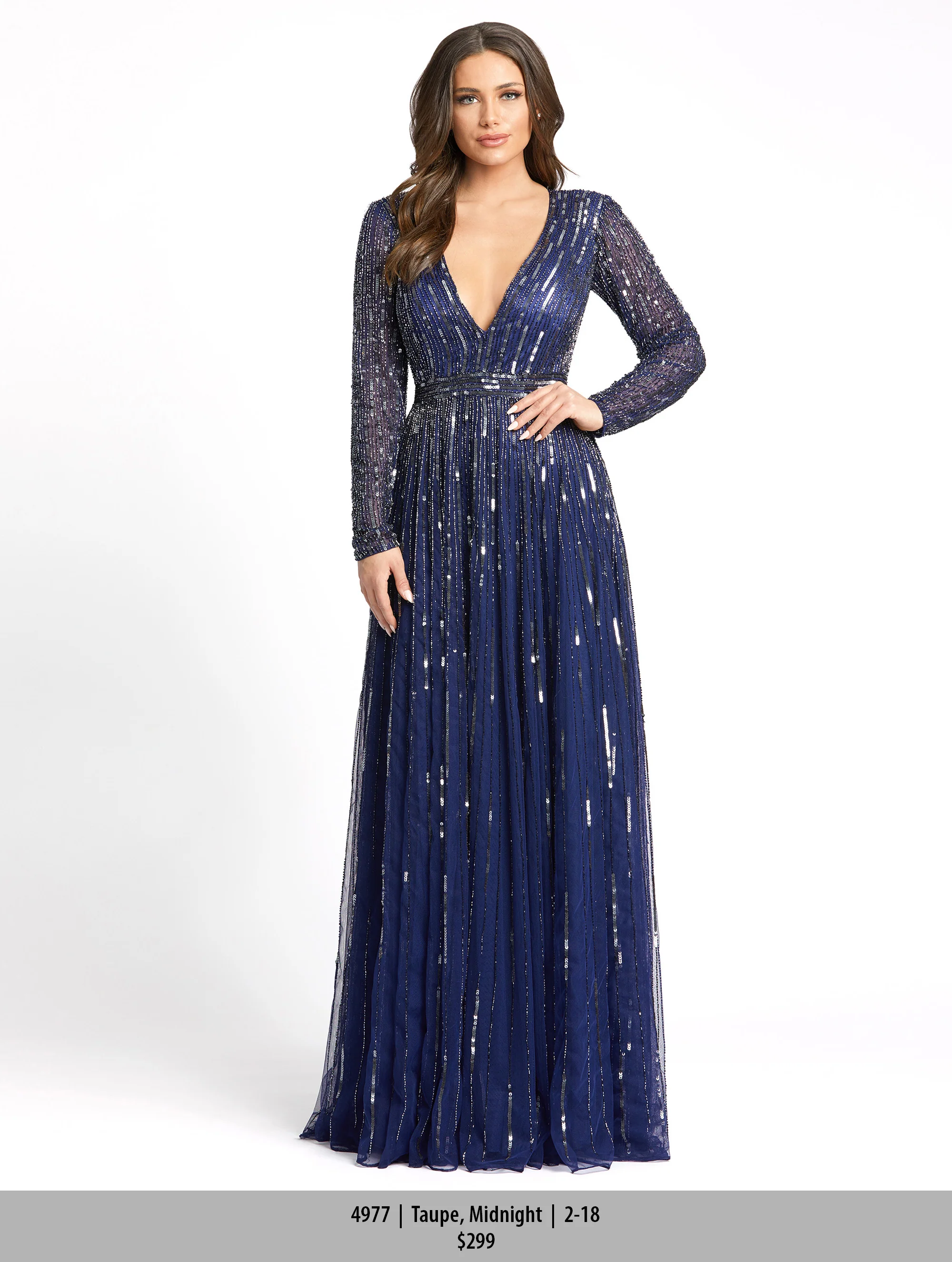Mac Duggal Evening 4977D A-line Dress - Image 7