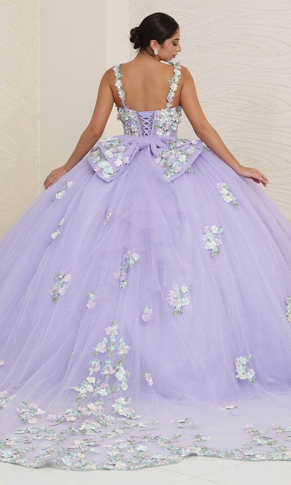 May Queen LK249 - Blossom Ornate Ballgown - Image 2
