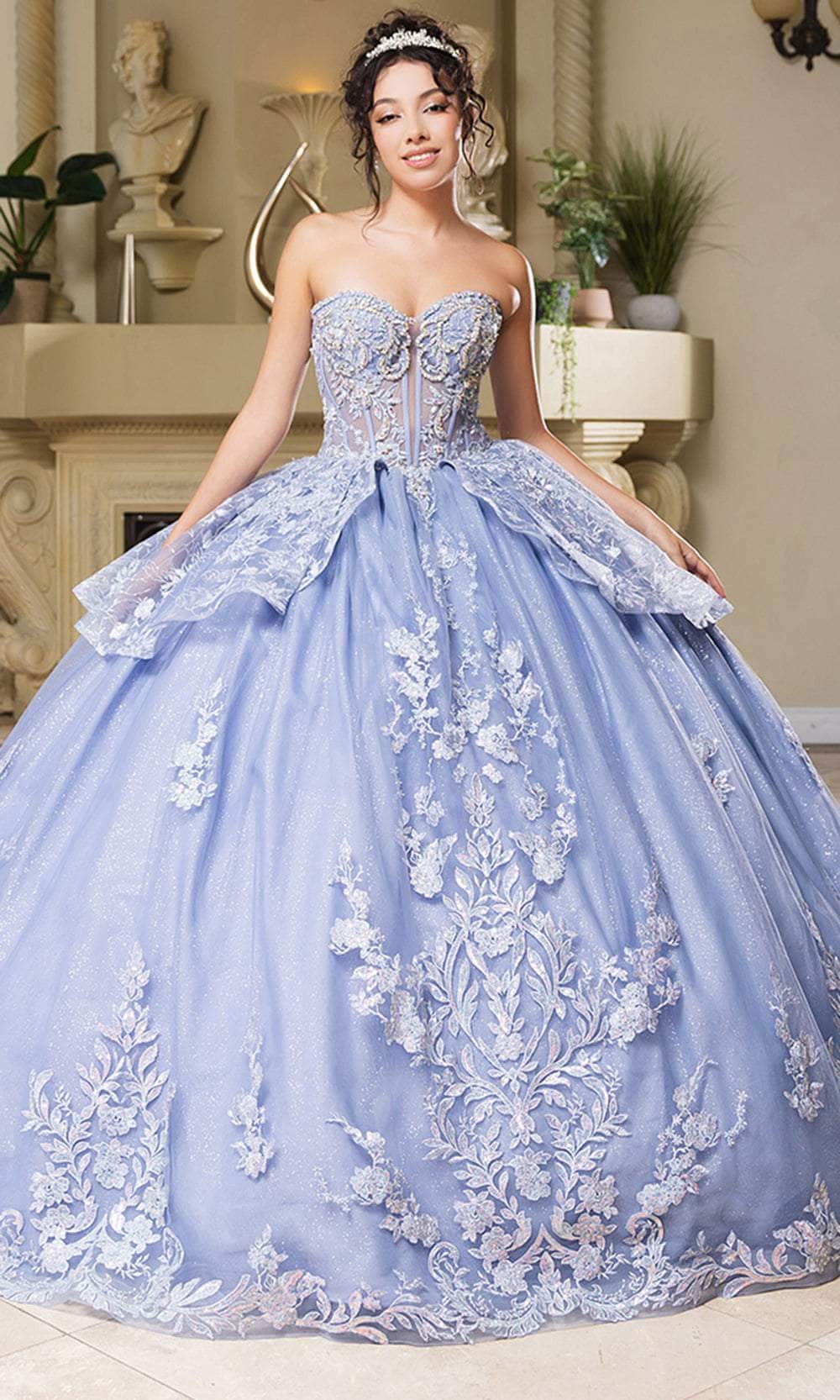 May Queen LK268 - Glitter Sweetheart Ballgown - Image 10