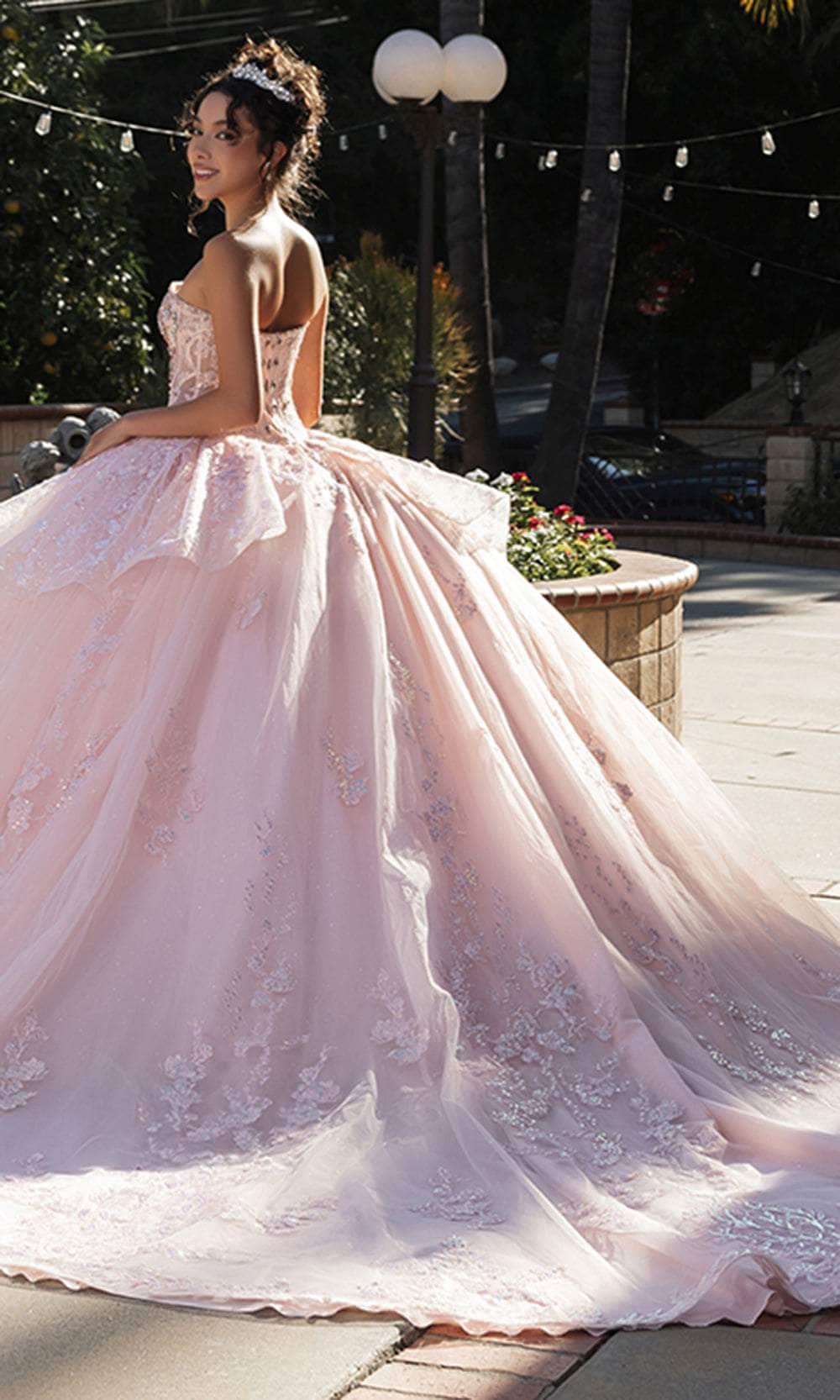May Queen LK268 - Glitter Sweetheart Ballgown - Image 2