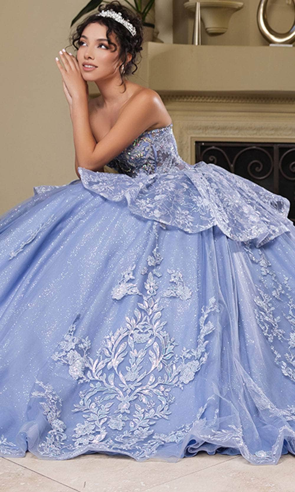 May Queen LK268 - Glitter Sweetheart Ballgown - Image 20