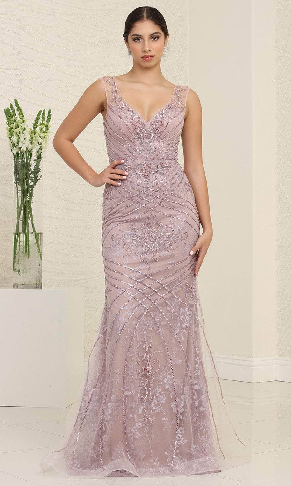 May Queen RQ8130 - Embellished Mermaid Prom Dress - Image 6
