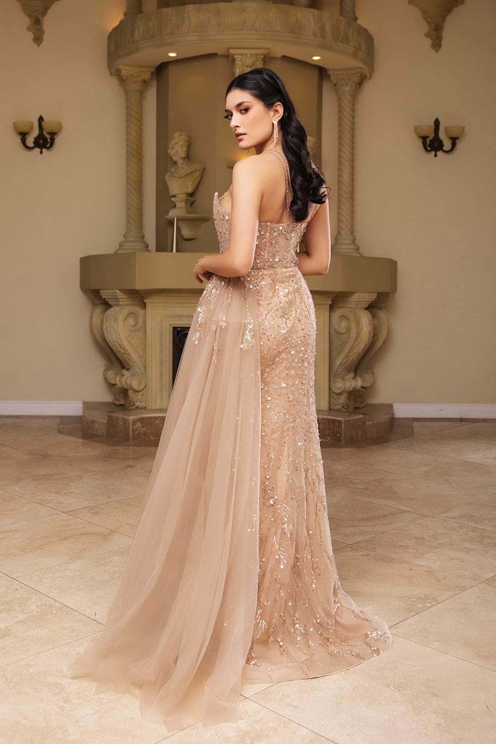 May Queen RQ8176 - Sweetheart Corset Embellished Dress - Image 2