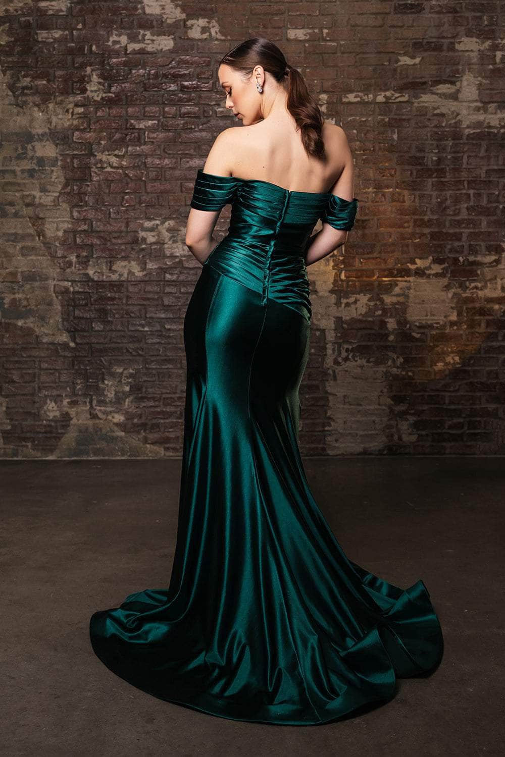 May Queen RQ8189 - Embellished Bust Mermaid Dress with Train - Image 8