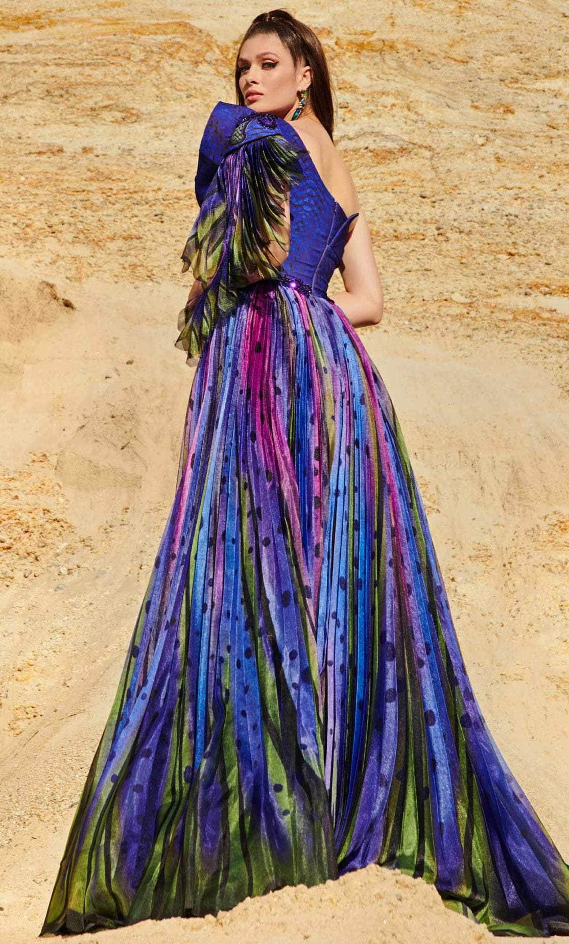 MNM Couture 2783 - Allover Print Gown - Image 2