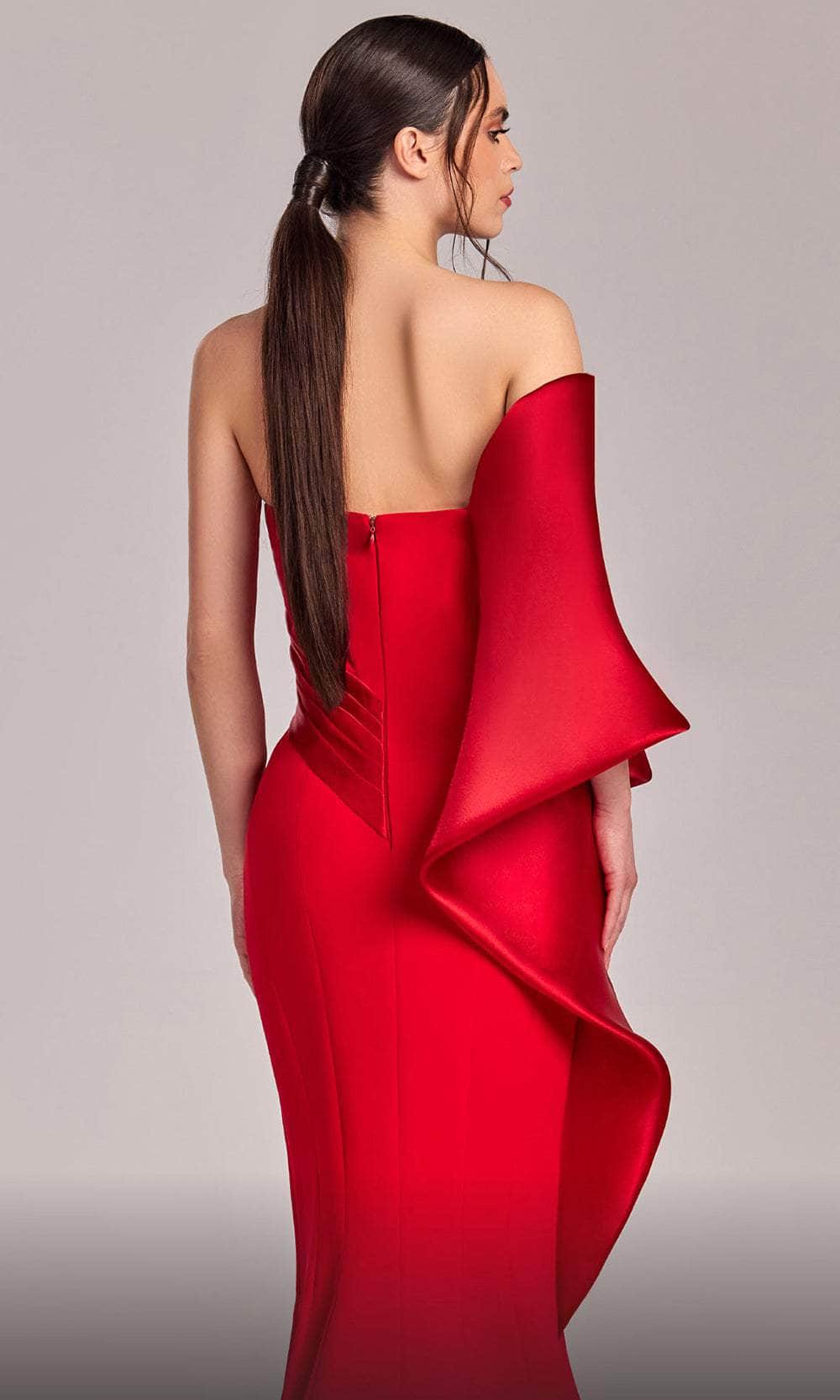MNM Couture G1803 - Origami Bodice Evening Gown - Image 5