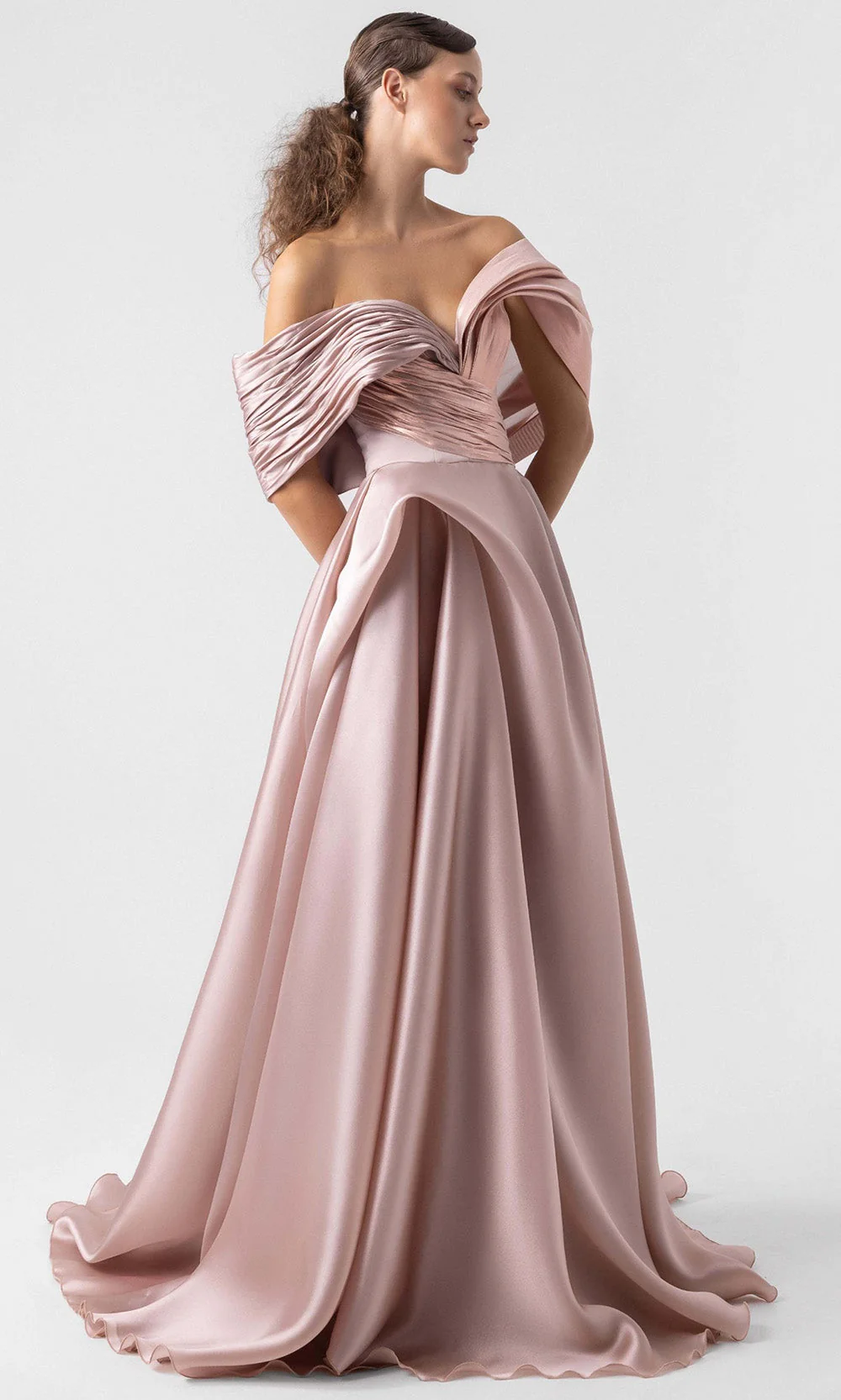 MNM Couture G1940 - Draped Sweetheart Ballgown - Image 3