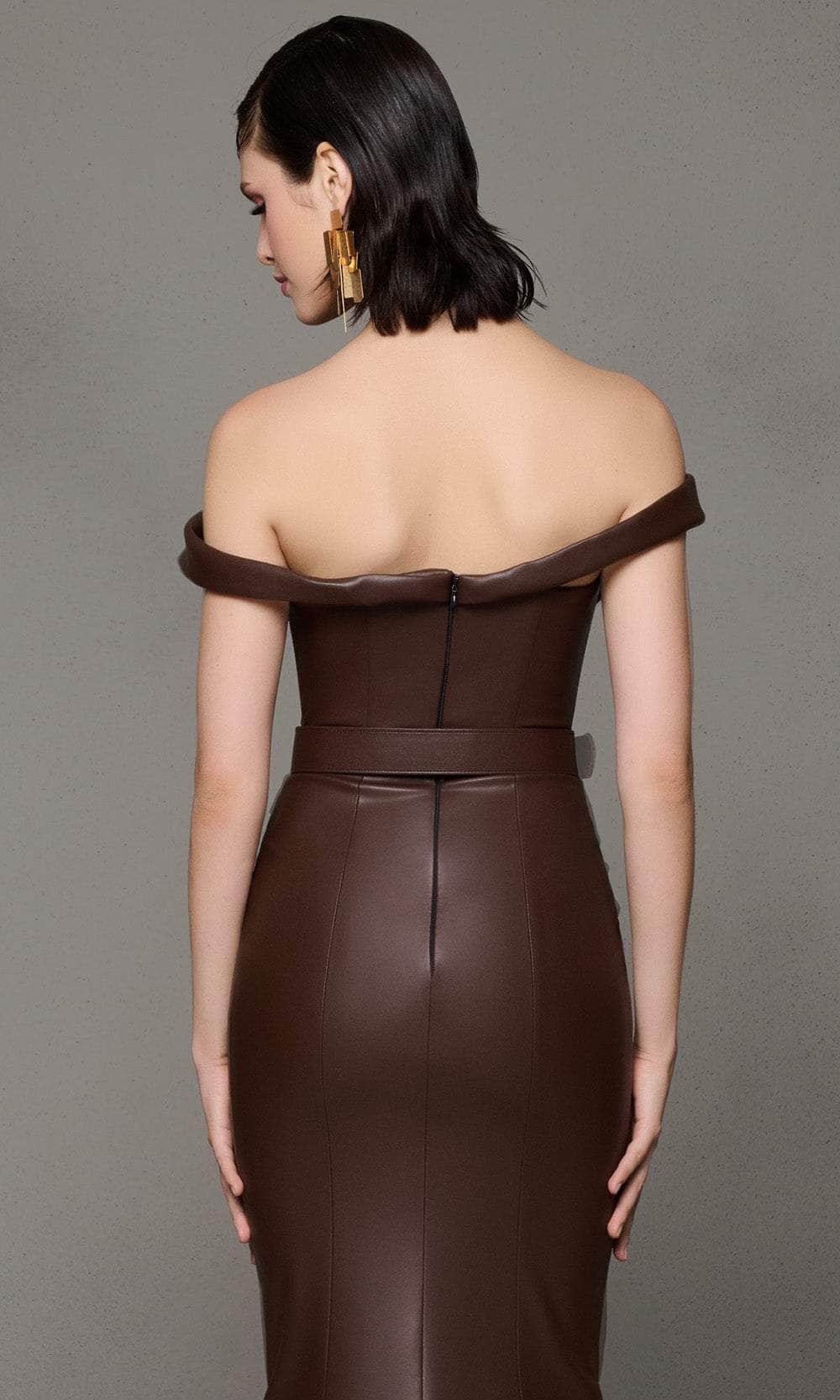 MNM Couture N0630 - Cap Sleeve Fitted Evening Gown - Image 5
