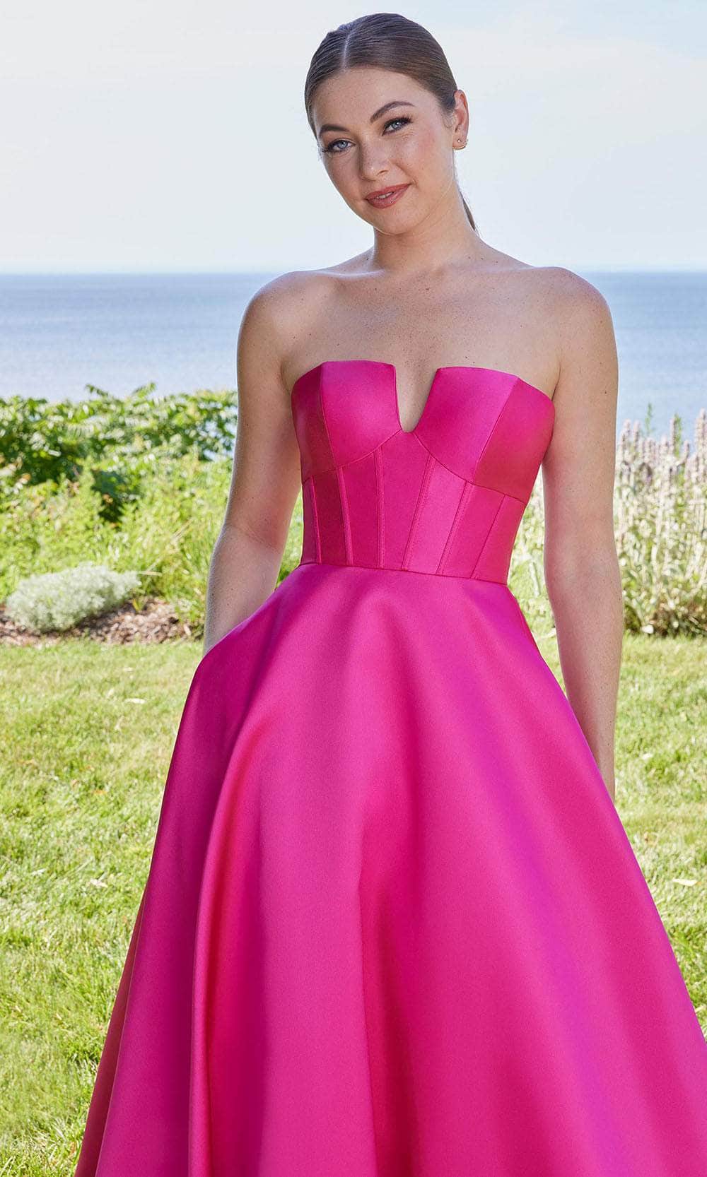Mori Lee 49129 - Corset Mikado Prom Dress - Image 8