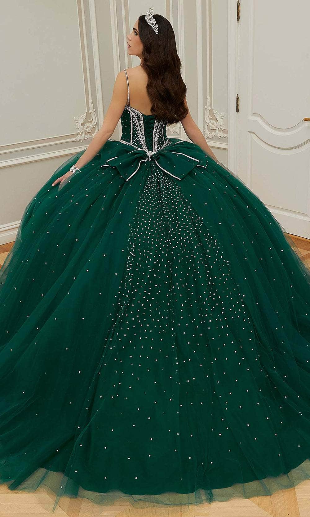 Mori Lee 60201 - Spaghetti Strap Quinceanera Ballgown - Image 2