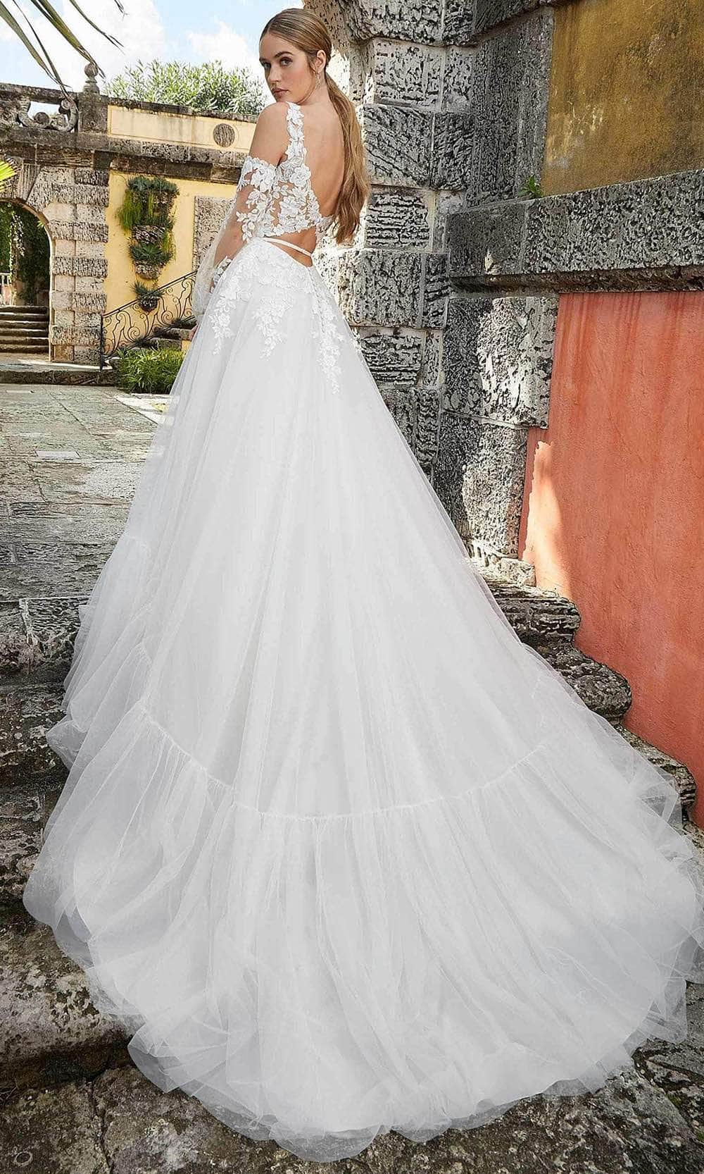 Mori Lee Bridal 6978 - Detachable Sleeve Bridal Gown - Image 2