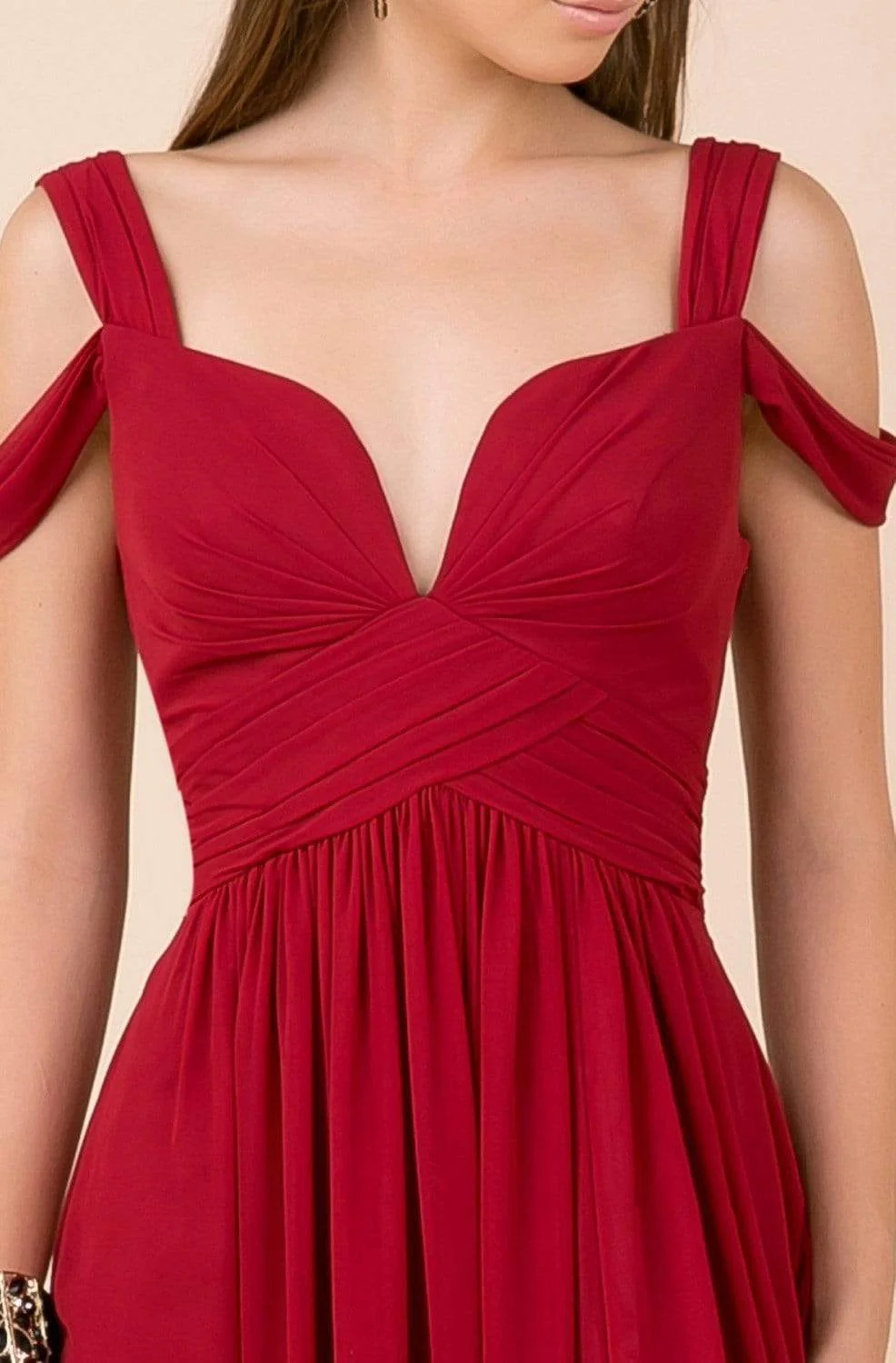 Nox Anabel - Y277P A-Line High Slit Gown - Image 12