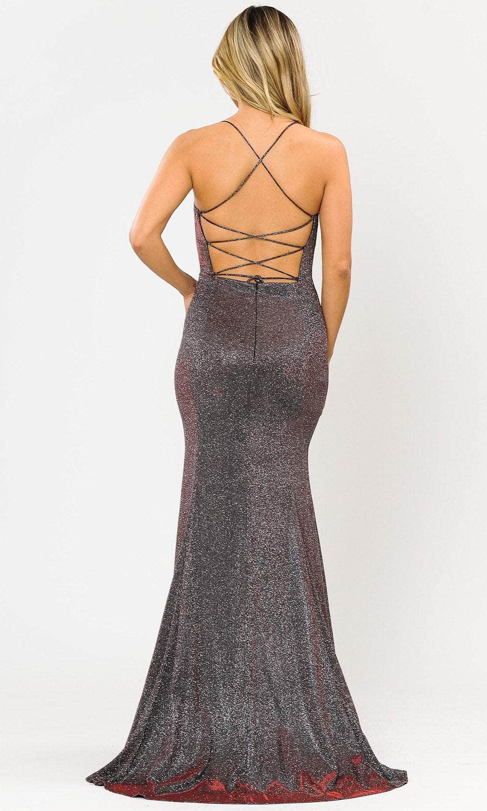 Poly USA 8668 - Sleeveless Deep V-Neck Gown - Image 4