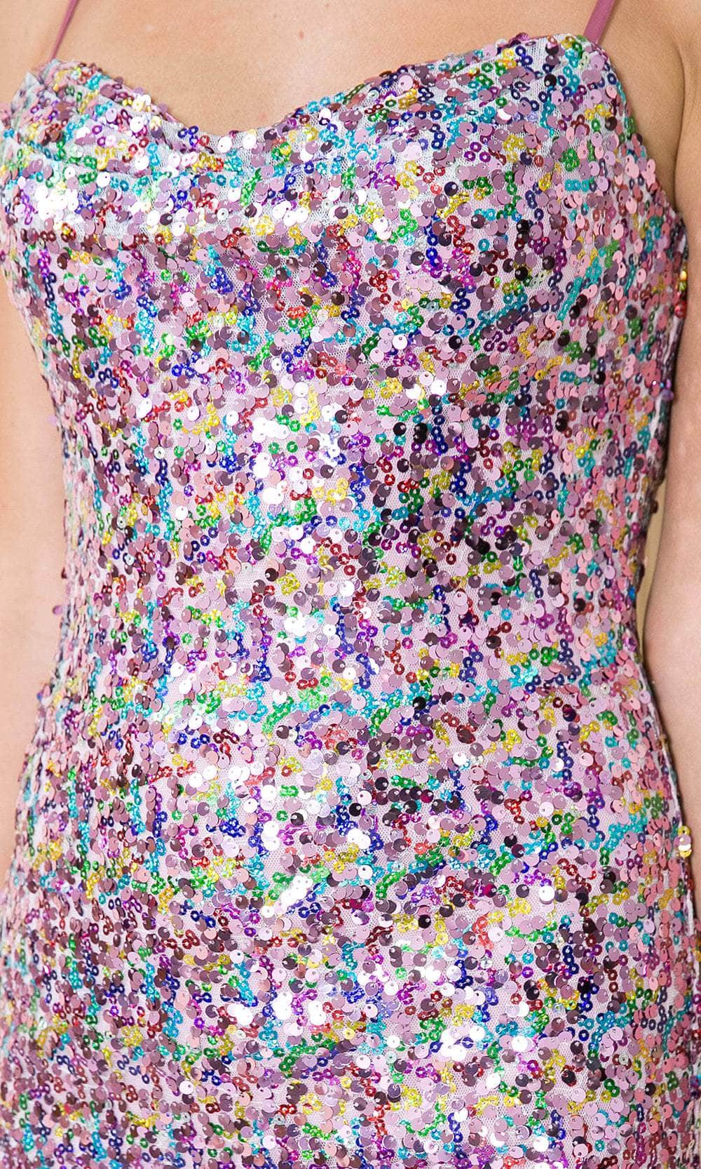 Poly USA 8944 - Sleeveless Sequin Dress - Image 4