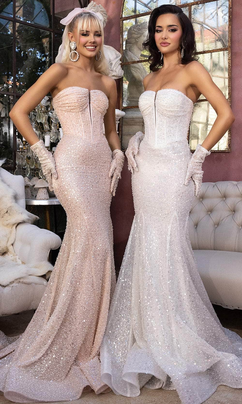 Portia and Scarlett PS25190 - Beaded Sweetheart Prom Dress - Image 4
