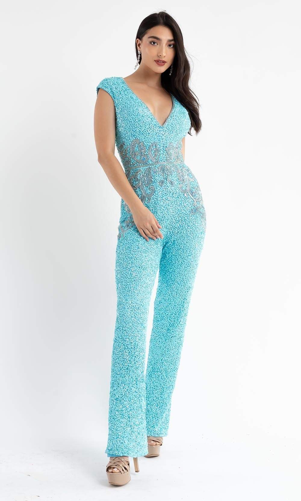 Primavera Couture 3775 - Sequin Jumpsuit - Image 21