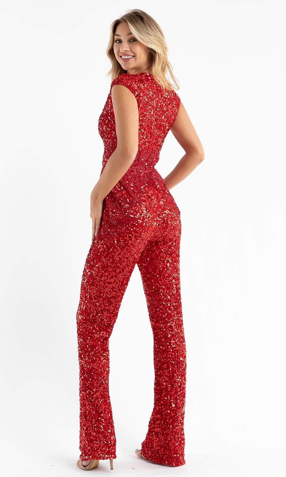 Primavera Couture 3775 - Sequin Jumpsuit - Image 6