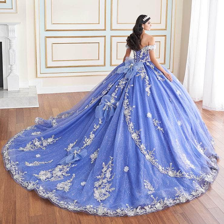 Princesa by Ariana Vara PR30178 - Floral Embellished Off-Shoulder Ball Gown - Image 9