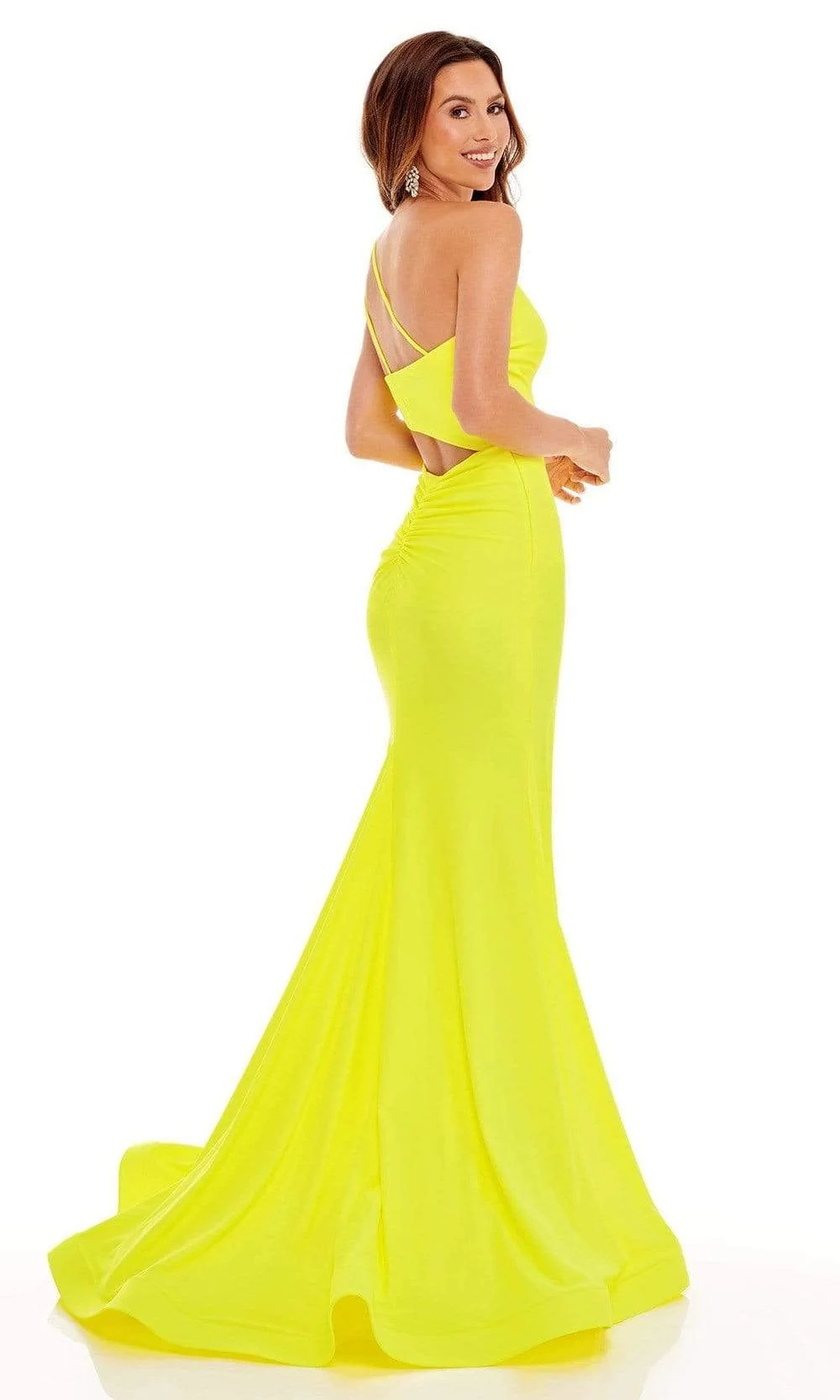 Rachel Allan 70153 - Asymmetrical Cutout Gown - Image 10