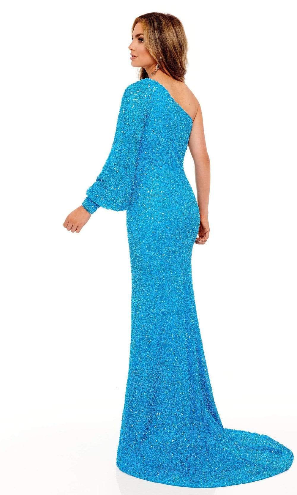 Rachel Allan 70171 - Bishop Sleeve Sequin Gown - Image 2