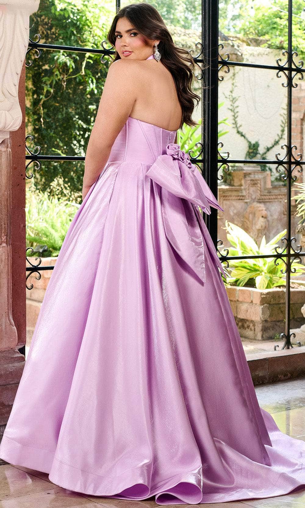 Rachel Allan 70781 - Corset Bodice Pleated Ballgown - Image 8