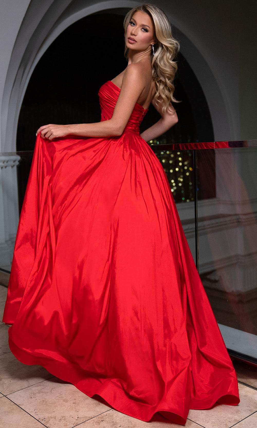 Rachel Allan 70809 - Sweetheart Ruched Bodice Gown - Image 8