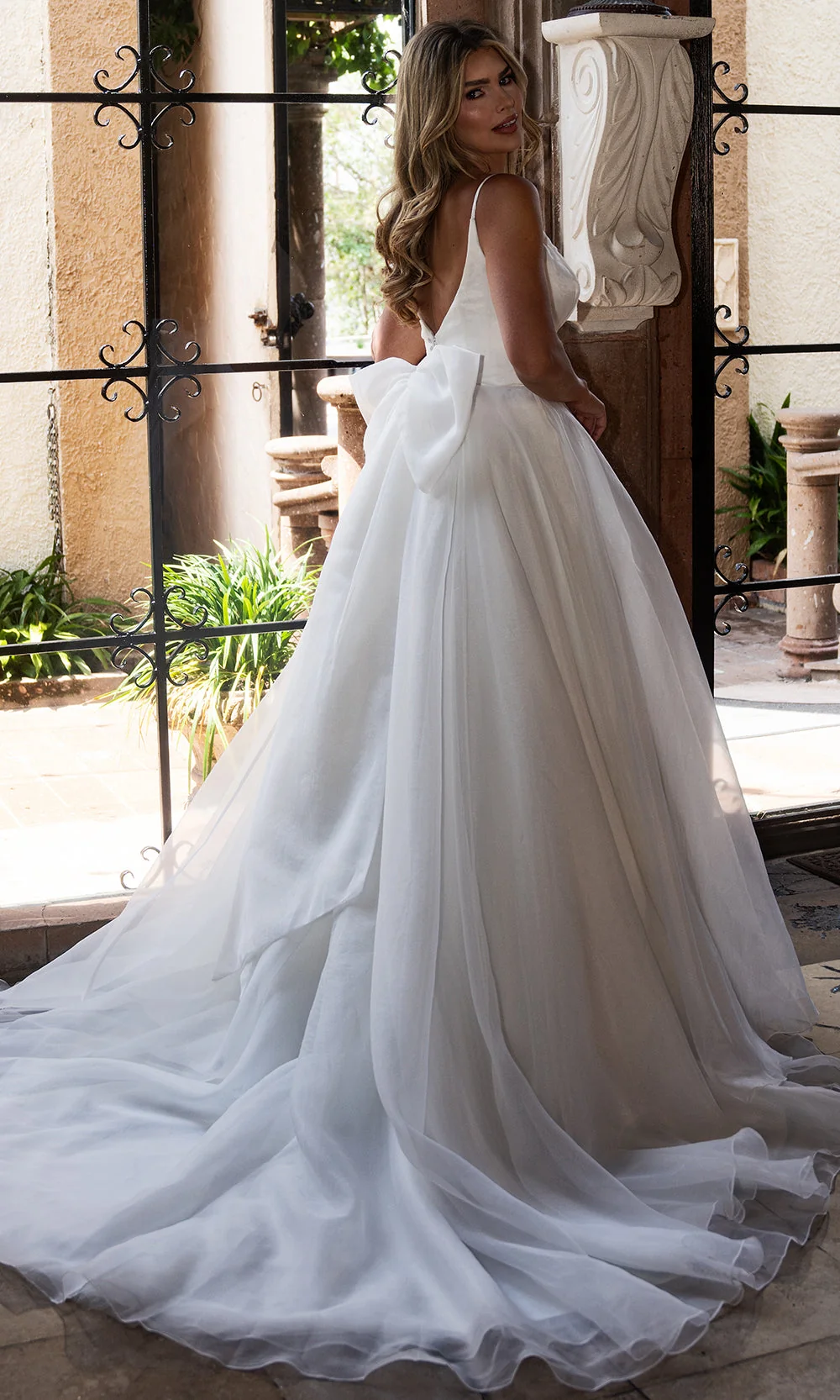 Rachel Allan RB3219 - Organza A?Line Wedding Dress - Image 2
