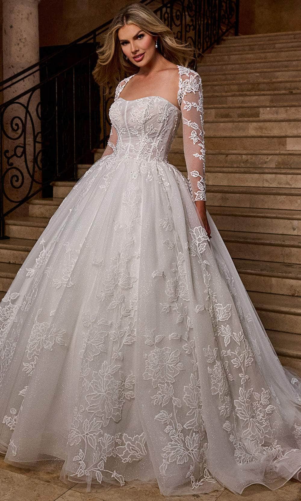 Rachel Allan RB6161 - Sweetheart Neckline Embroidered Ballgown