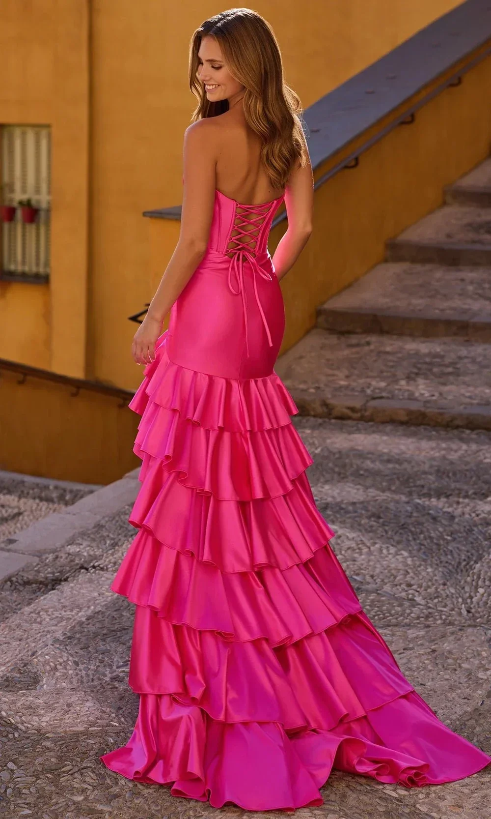 Sherri Hill 57128 - Evening Gown with Structured Bodice - Image 2