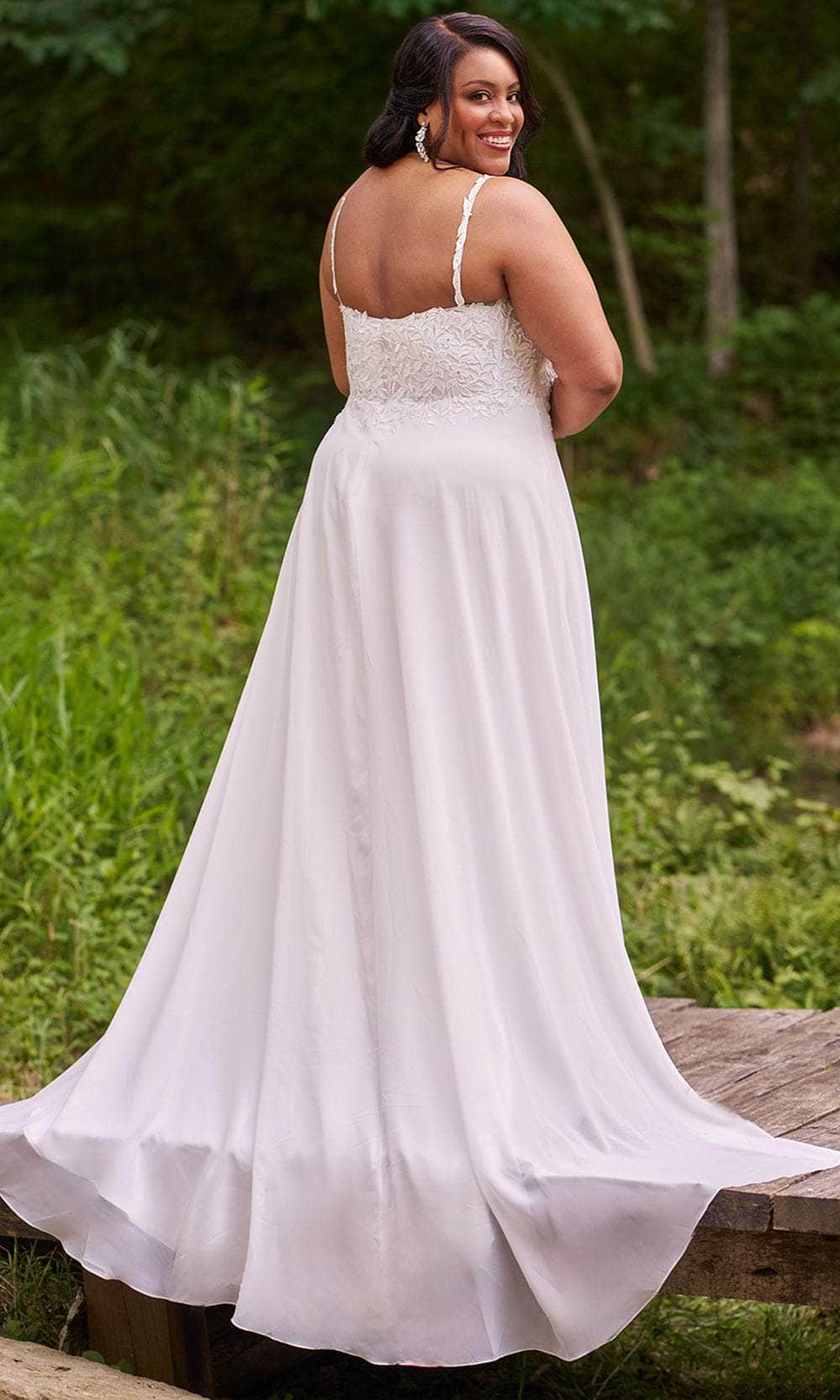 Sydney's Closet SC5348 - Romantic Sweetheart Chiffon Dress - Image 2