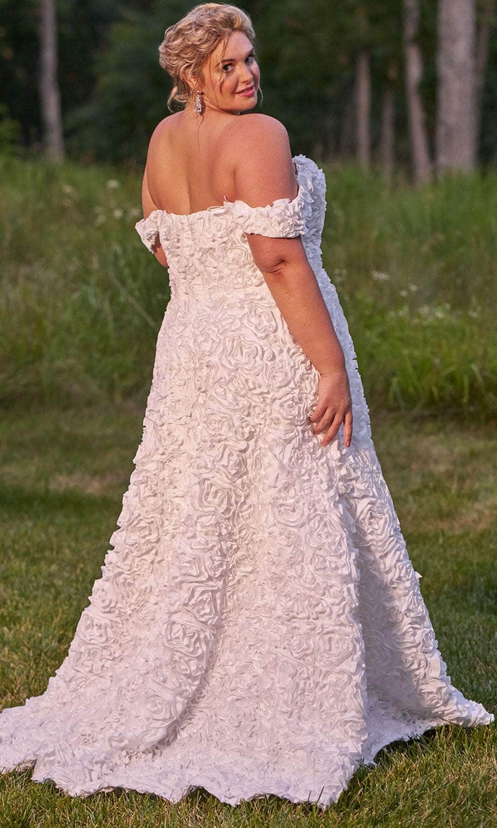 Sydney's Closet SC5354 - Floral Beaded Sheath Evening Gown - Image 2