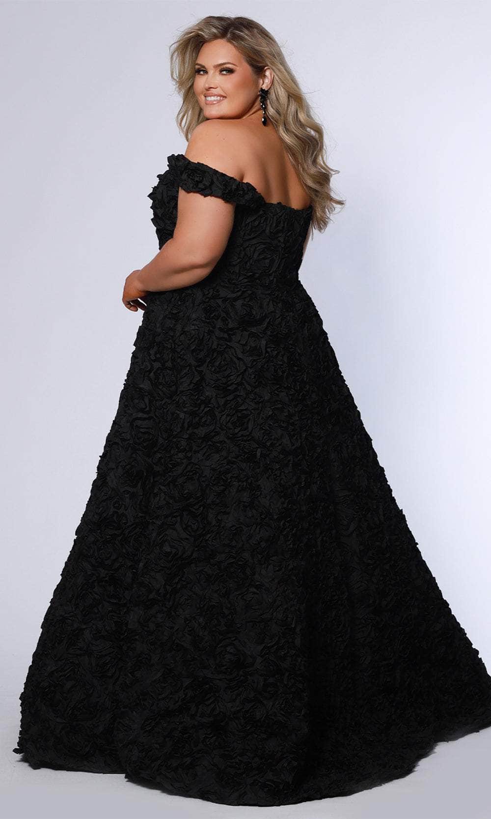 Sydney's Closet SC7397 - Regal Tulle Ballgown with Off-shoulder Neckline - Image 2