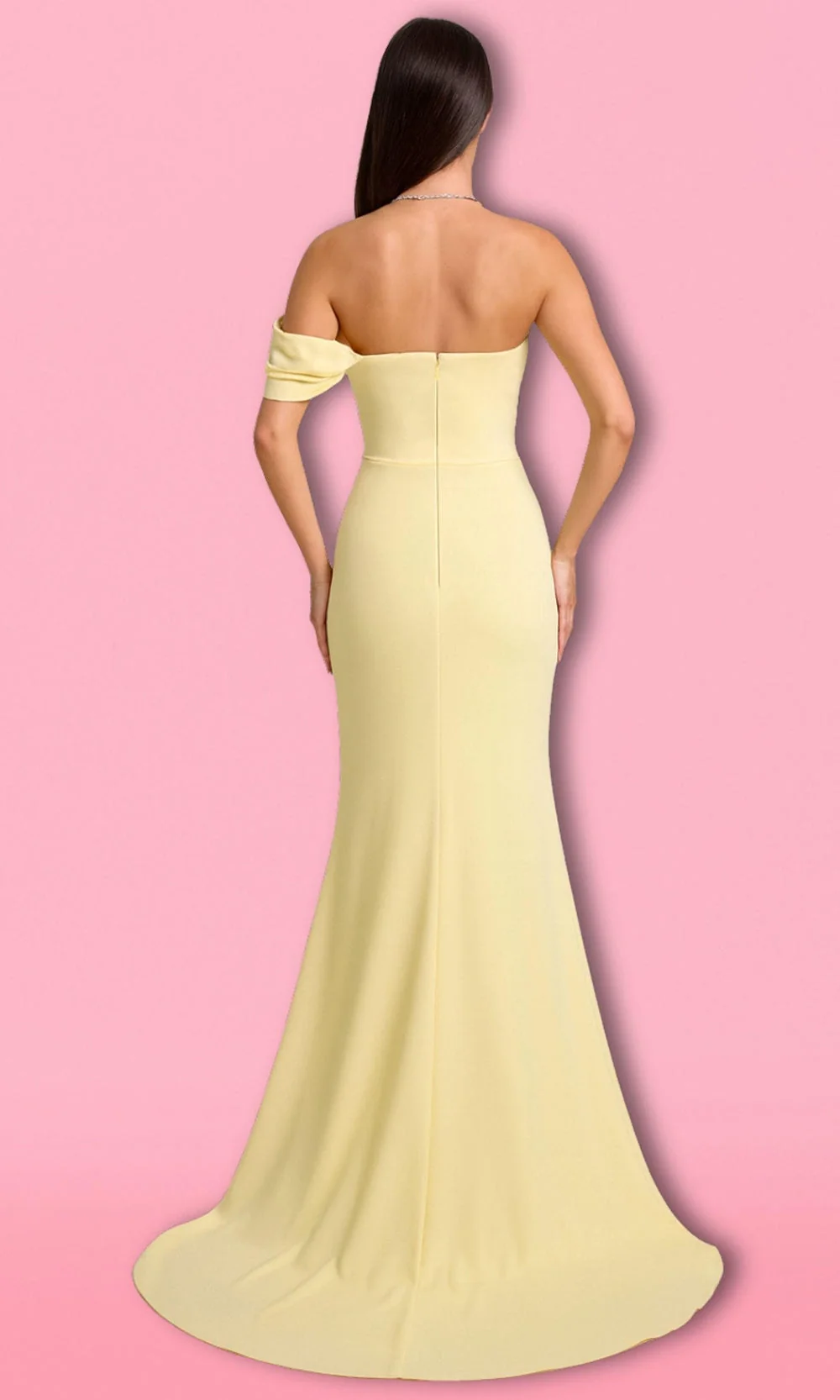 Tarik Ediz 55073 - Mermaid Crepe Evening Gown - Image 2